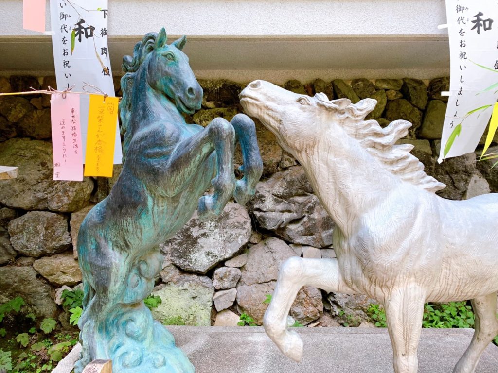 貴船神社　馬　像　絵馬　発祥